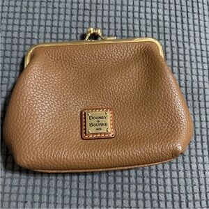 Dooney & Bourke Tan Leather Coin Purse